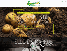 Tablet Screenshot of dynamis.fr