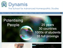 Tablet Screenshot of dynamis.edu