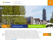 Tablet Screenshot of dynamis.nl